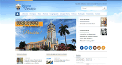 Desktop Screenshot of diocesedeuruacu.com.br